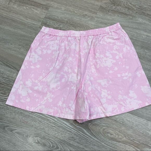 Bp Lightweight Cotton Short Pink tie dye summer shorts - Picture 5 of 7